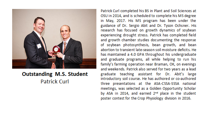 2017 Outstanding MS Student